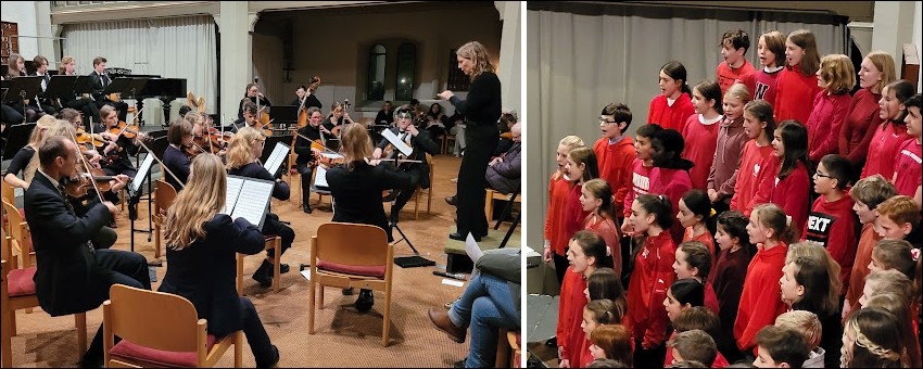 Der erste Abend des Winterkonzerts: ein voller Erfolg!