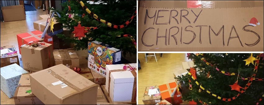 Herzliches Dankeschön für's Päckchenpacken!