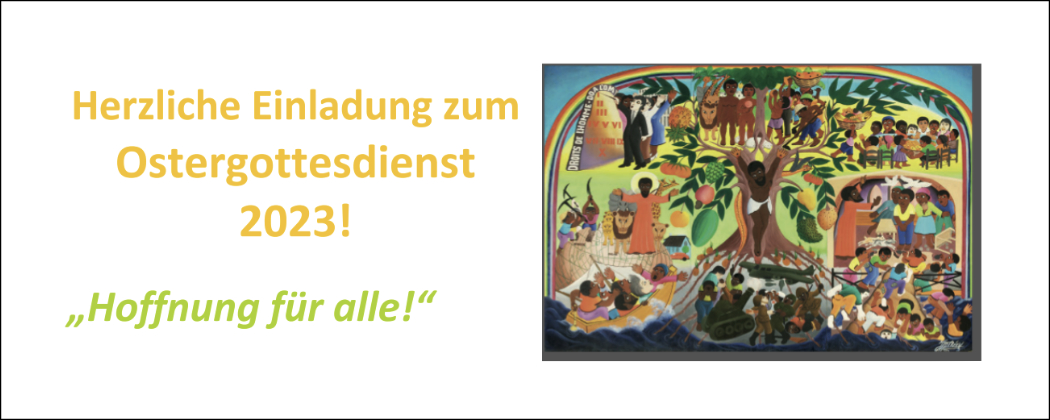 Herzliche Einladung zum Ostergottesdienst