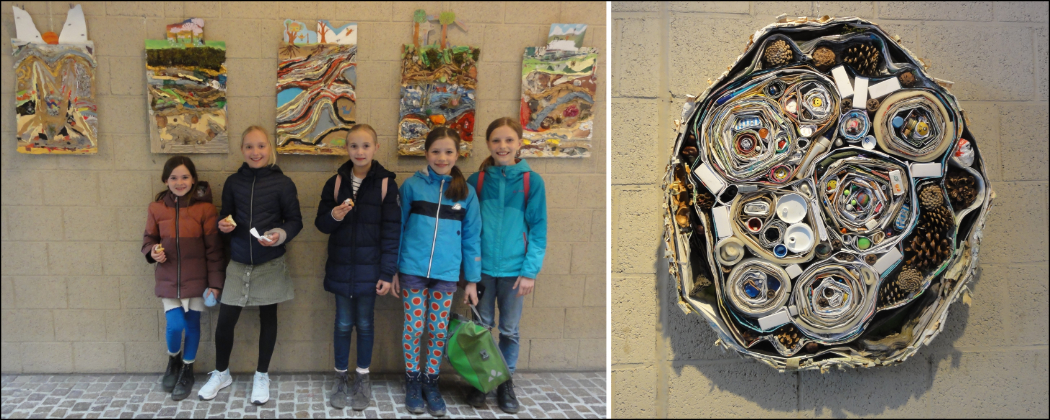 Die Schulkunstausstellung mit Exponaten aus dem Ellenrieder