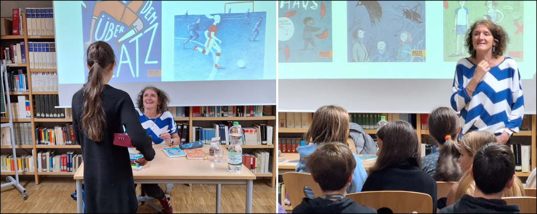 Die Klassen 6a und 6b tauchen in die Buchwelt von Martina Wildner ein