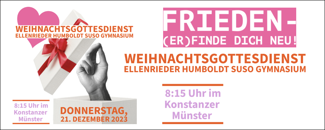 Herzliche Einladung zum Weihnachtsgottesdienst vor den Ferien