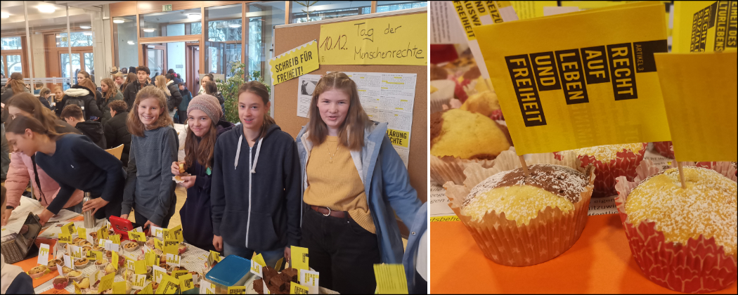 Muffins und Menschenrechte zum 10. Dezember 2023