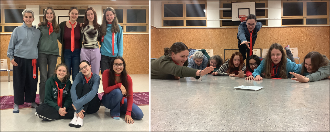 Theater-AG auf Probenfahrt