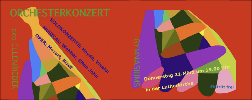 Herzliche Einladung zum Orchesterkonzert