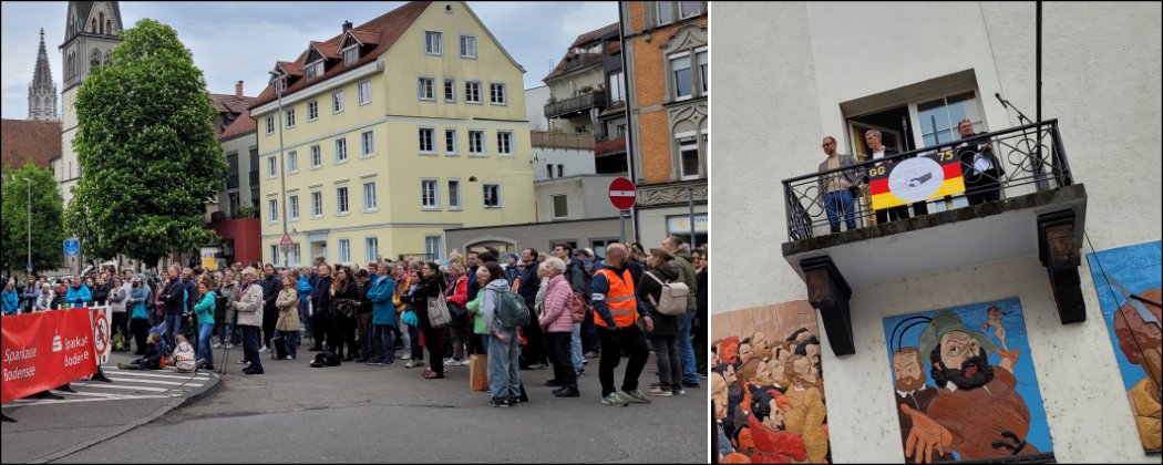 Kundgebung zu 75 Jahren Grundgesetz