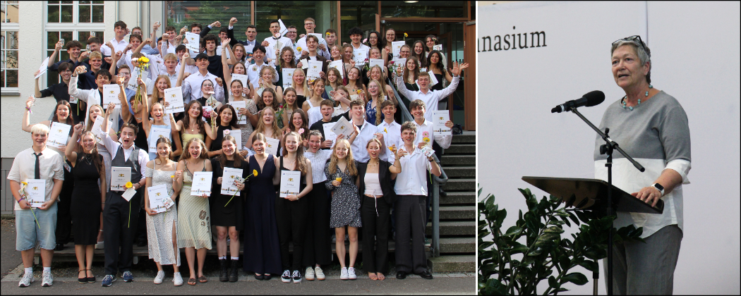 Sie haben es geschafft: Die Abiturient:innen erhalten ihre Zeugnisse!