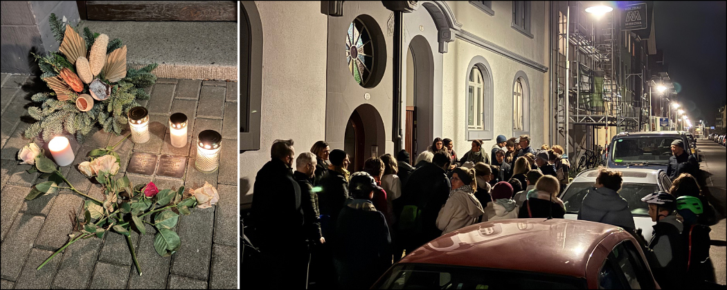 Nachbericht zur Stolperstein-Mahnwache