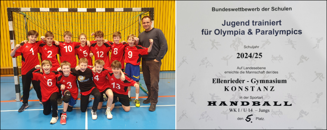 Reise der Handballer nach Heidelberg endet mit einem tollen 5. Platz!