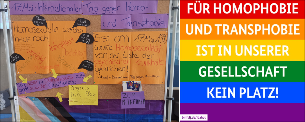 17. Mai: Internationaler Tag gegen Homophobie