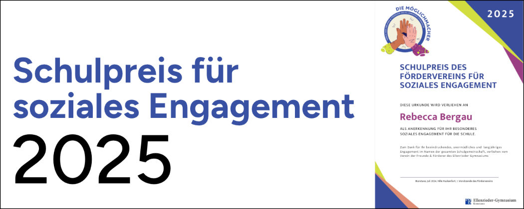 Preis für besonderes soziales Engagement 2025