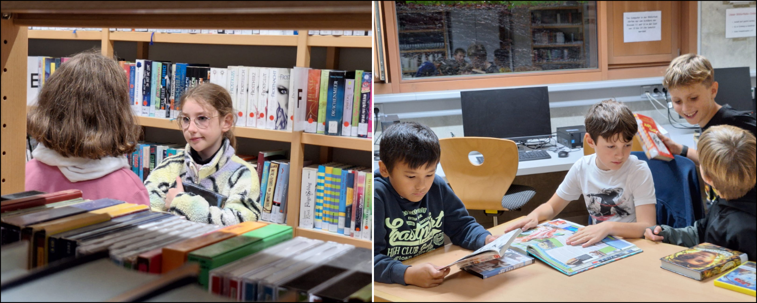 Die Schülerbibliothek ist wieder geöffnet