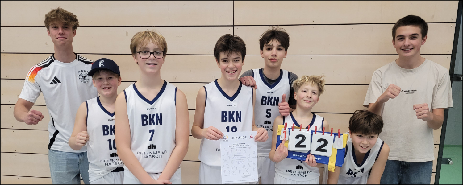 U14-Basketball-Mannschaft gewinnt das Kreisfinale!