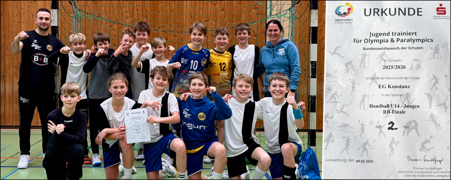 „Jugend trainiert für Olympia“ Handball – U14 - nun steht das Landesfinale auf der Plan!