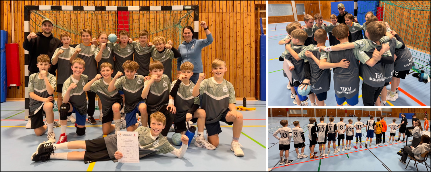 „Jugend trainiert für Olympia“ Handball – U14: Wir haben die zweitbeste Mannschaft im Land BW!