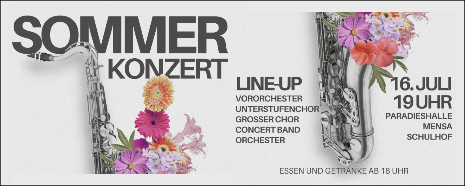 Herzliche Einladung zum Sommerkonzert