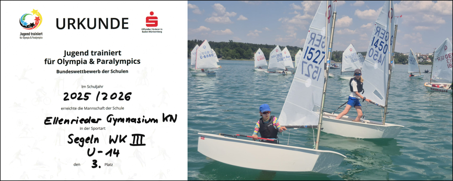 Podium bei „Jugend trainiert für Olympia“ – Segeln