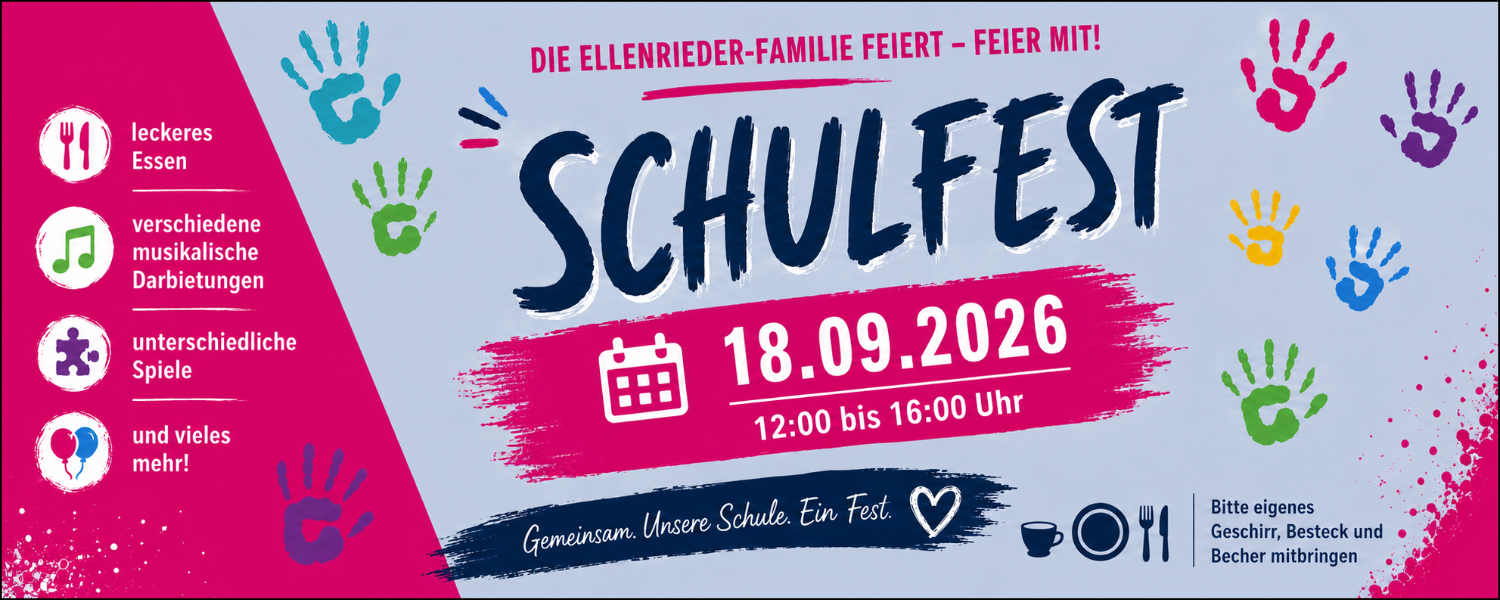 Einladung zum Schulfest